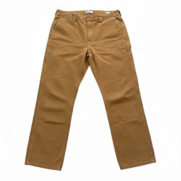 DICKIE’S Women’s Utilitycore Tan Canvas Gorpcore Workwear Carpenter Pants Grunge - Picture 2 of 8